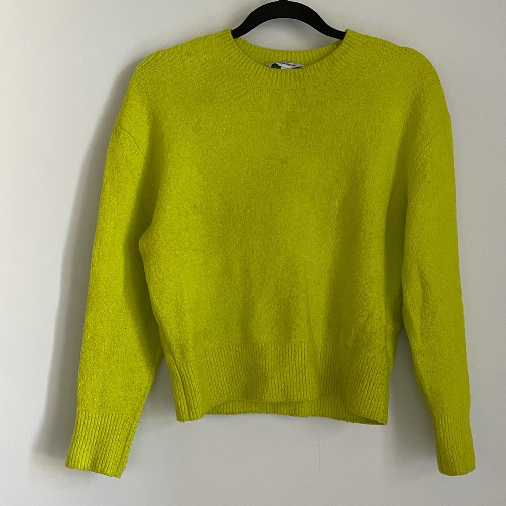 And Other Stories Neon Green Sweater